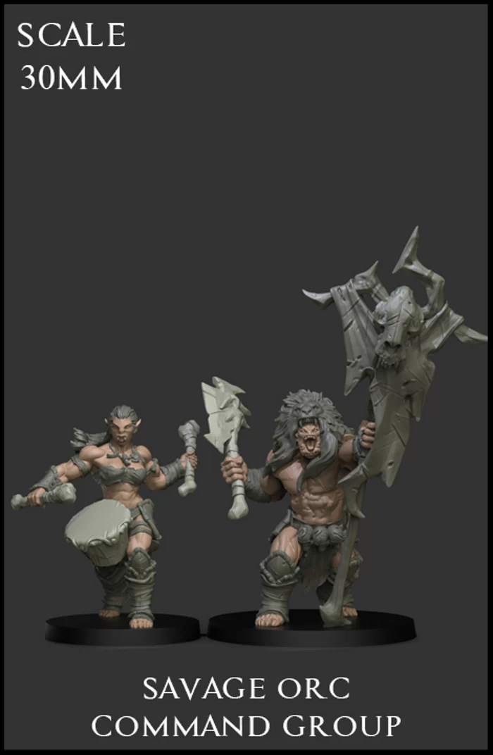 Savage Orc Command Group