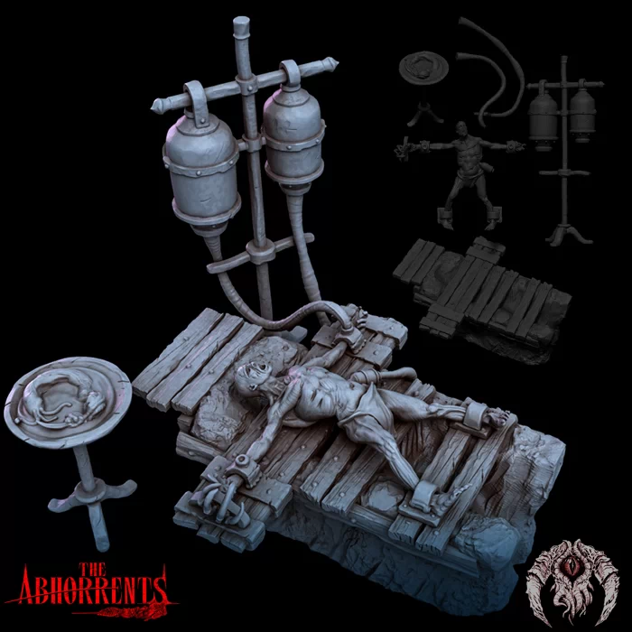 Bestiarum Miniatures - The Abhorrents - Blood Infusion Table