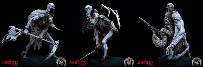 Bestiarum Miniatures - The Abhorrents Bloodfiends Armed
