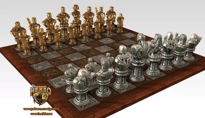 Chess Set - Marvel