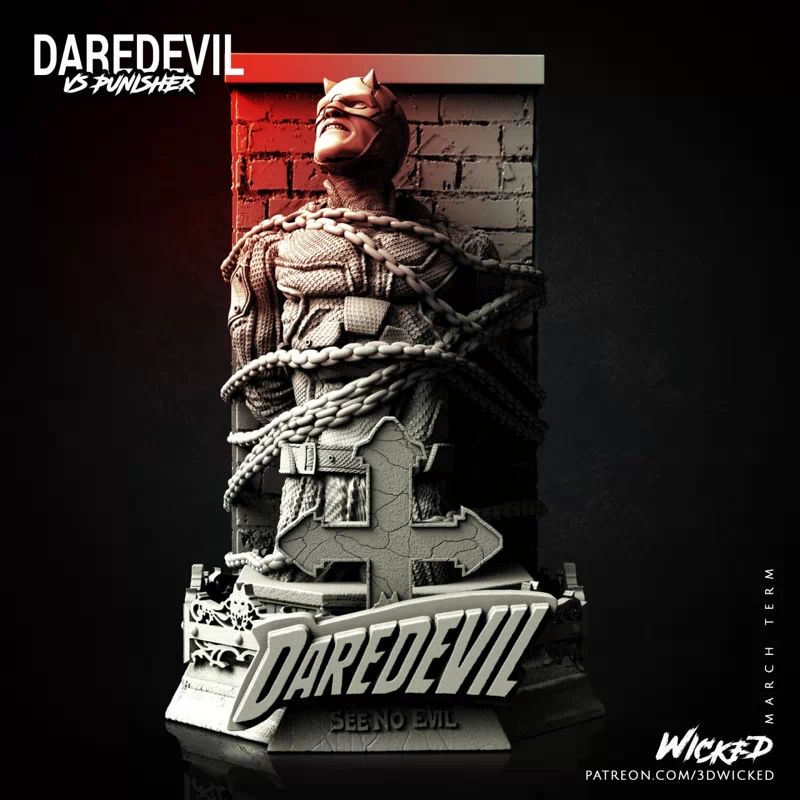 Daredevil Bust - WITH CHAIN