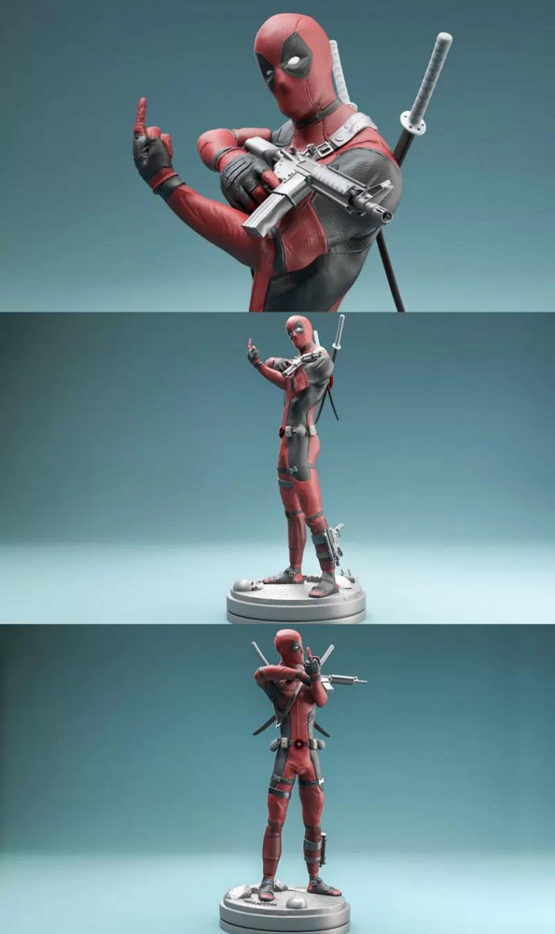 Deadpool - 3D print model STL