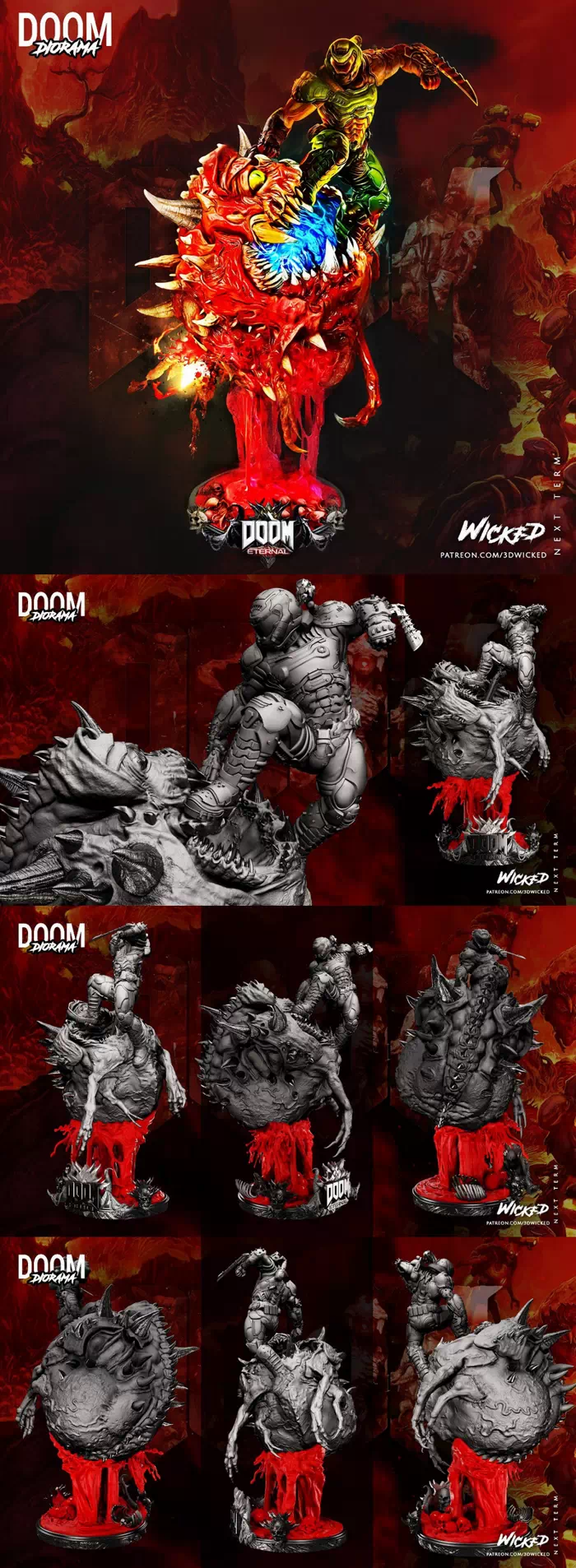 Doom Slayer Diorama