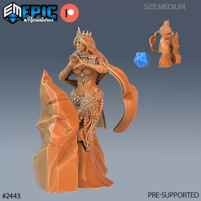 Epic Miniatures - Ice Sorceress Magic (Medium)