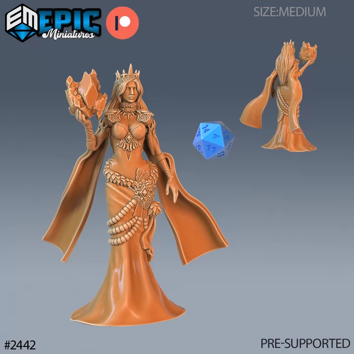 Epic Miniatures - Ice Sorceress (Medium)