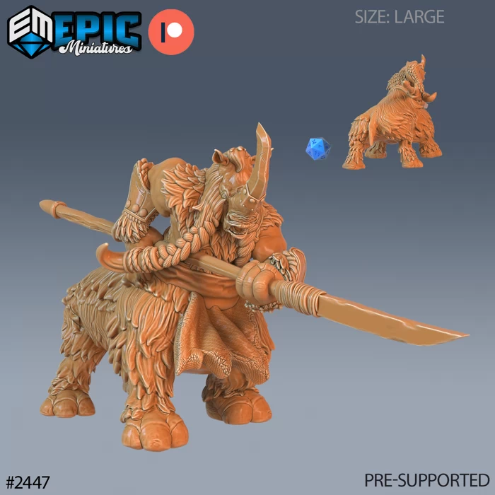 Epic Miniatures - Rhino Centaur Spear (Large)