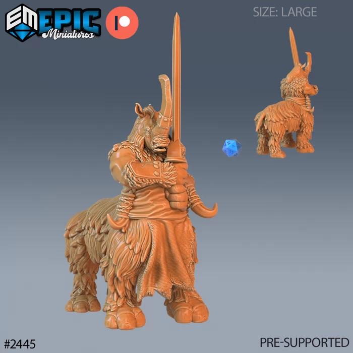 Epic Miniatures - Rhino Centaur Sword (Large)