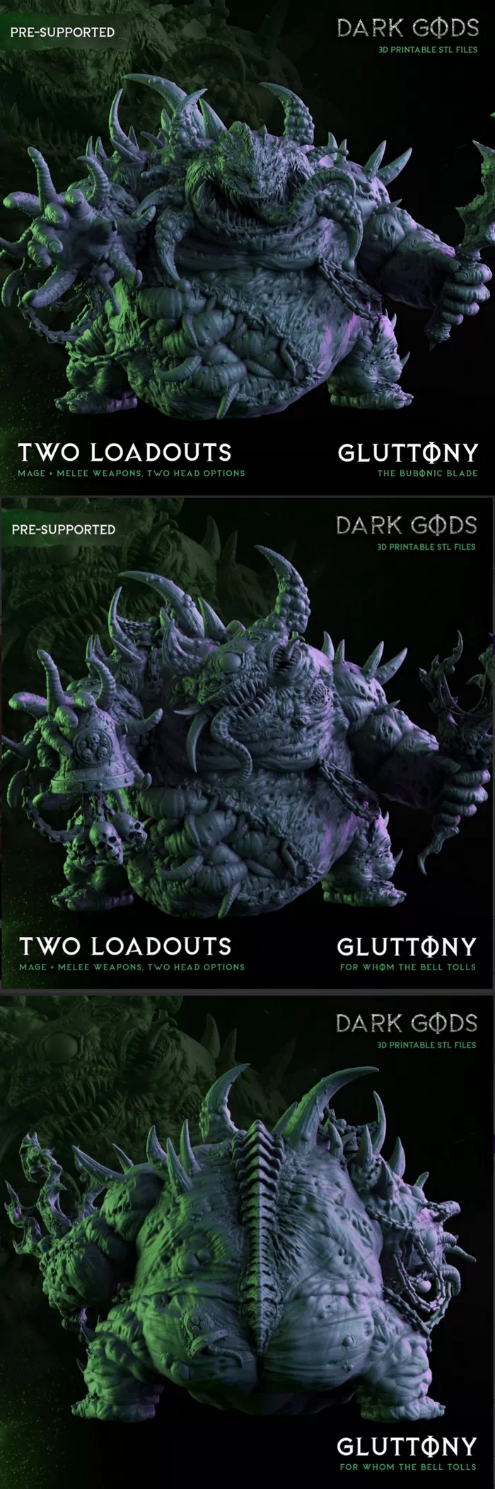 GLUTTONY THE BUBONIC ONE - Dark Gods