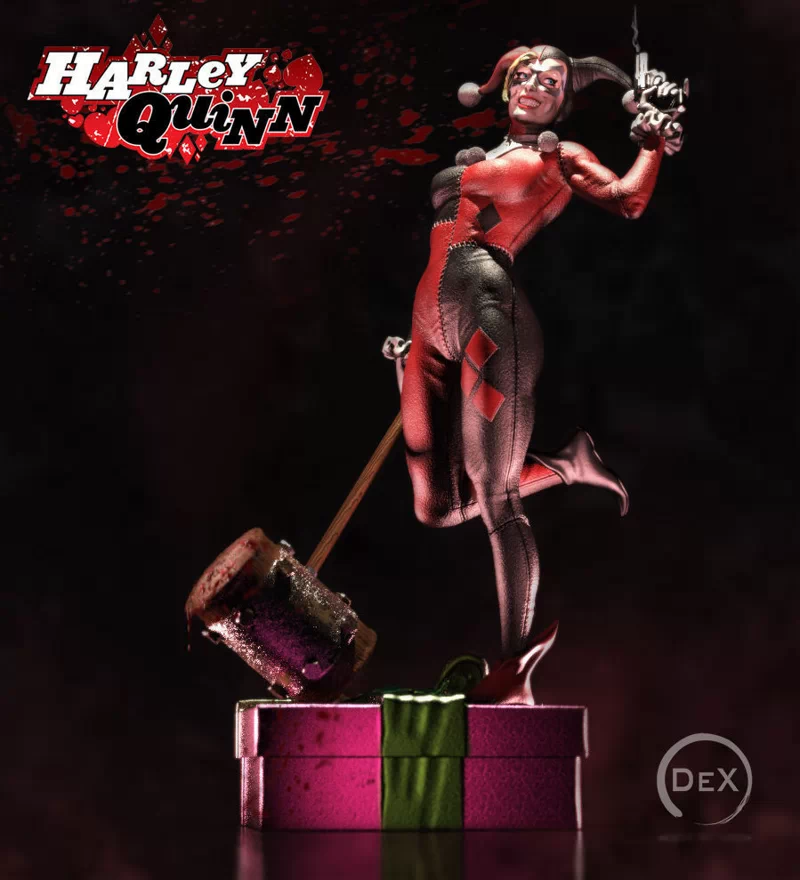 Harley Quinn - 3D print model STL