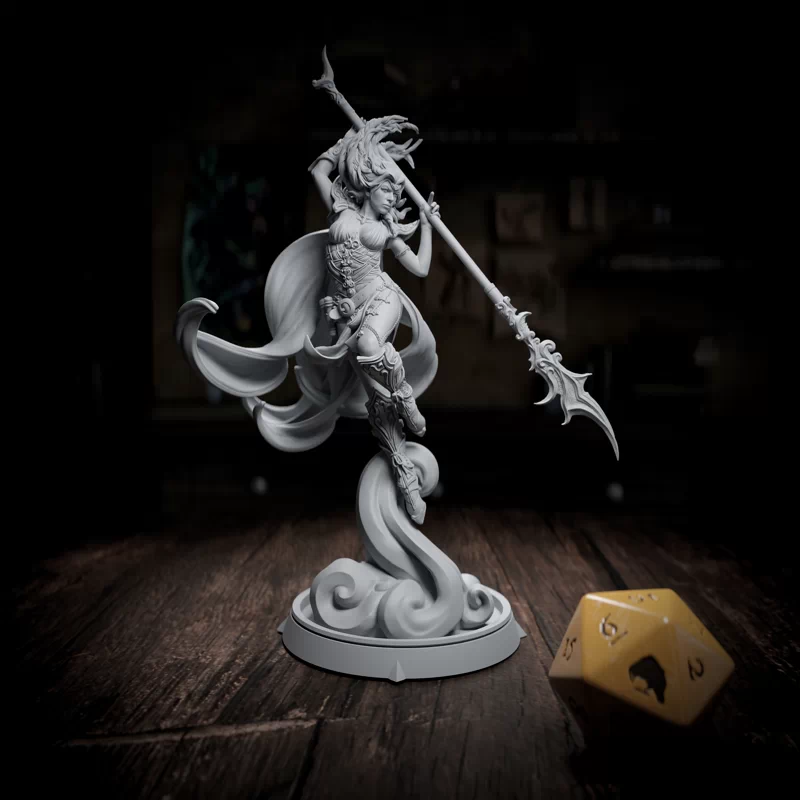 Asaria Miralana - Hero - The Call Of The Necromancer - 3D print model STL