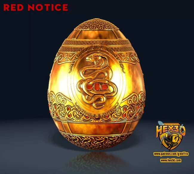 Hex3D - Red Notice Cleopatras Egg