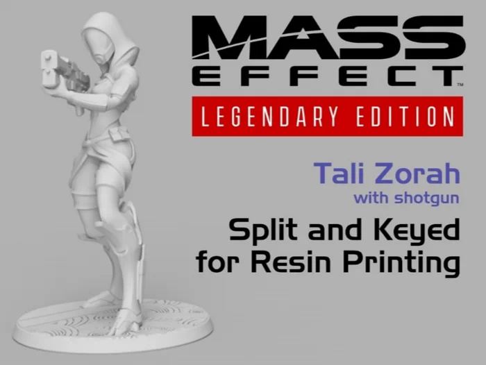 Mass Effect Tali'Zorah Figurine