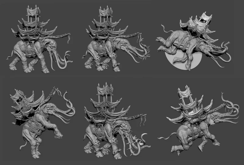 Mumakil - 3D print model STL