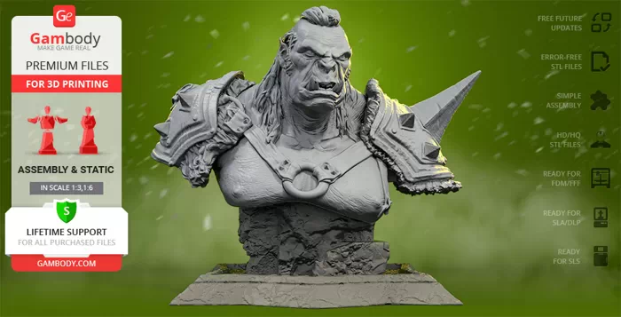 Orc The Executioner Bust