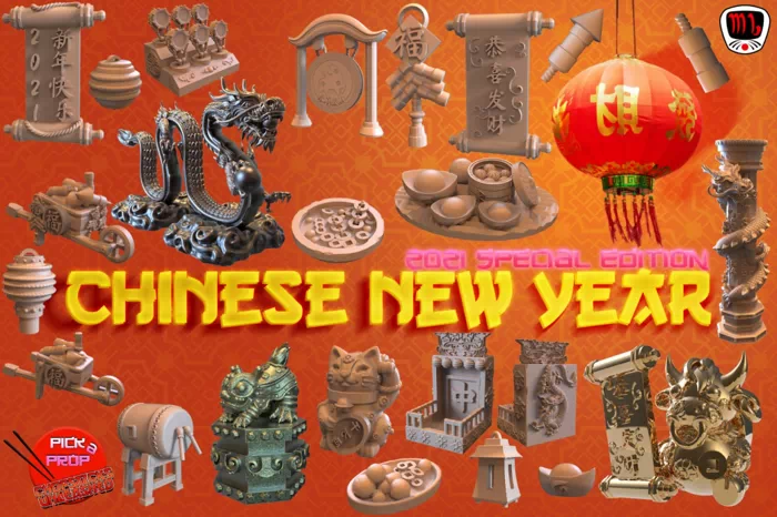 Chinese New Year props