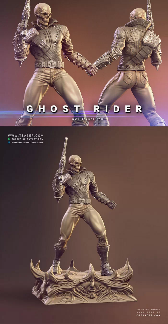 TSaber - Ghost Rider Statue