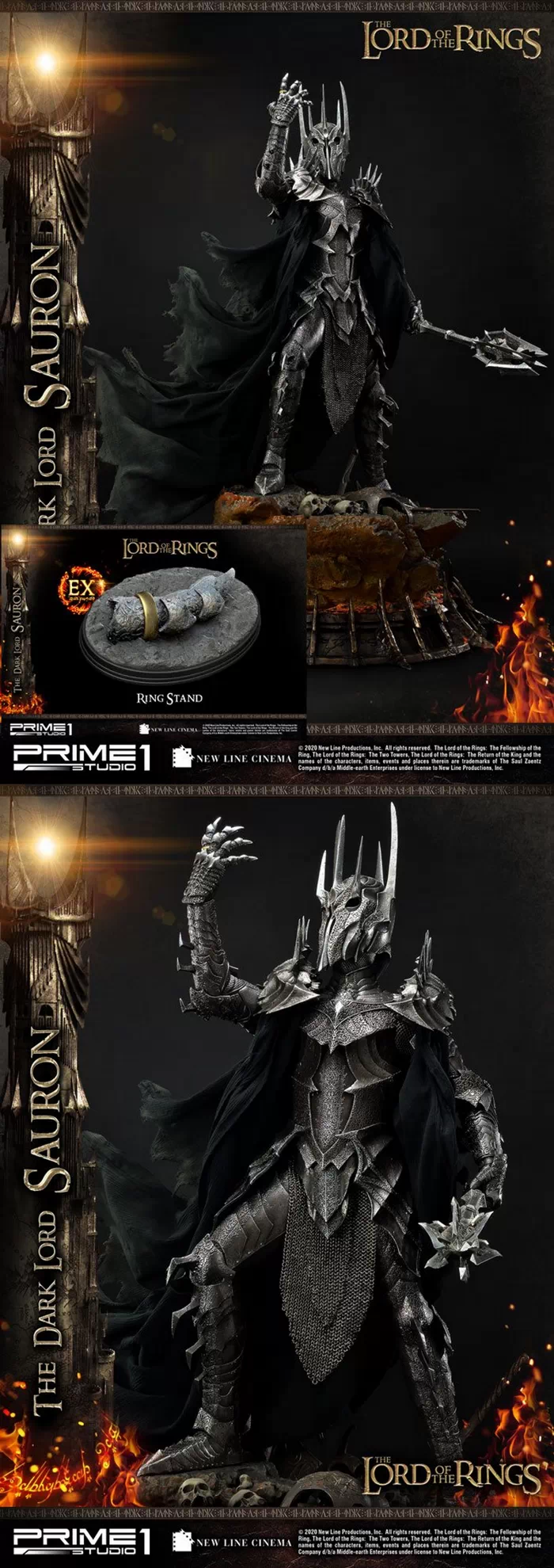 The Dark Lord Sauron Statue - The Lord of the Rings