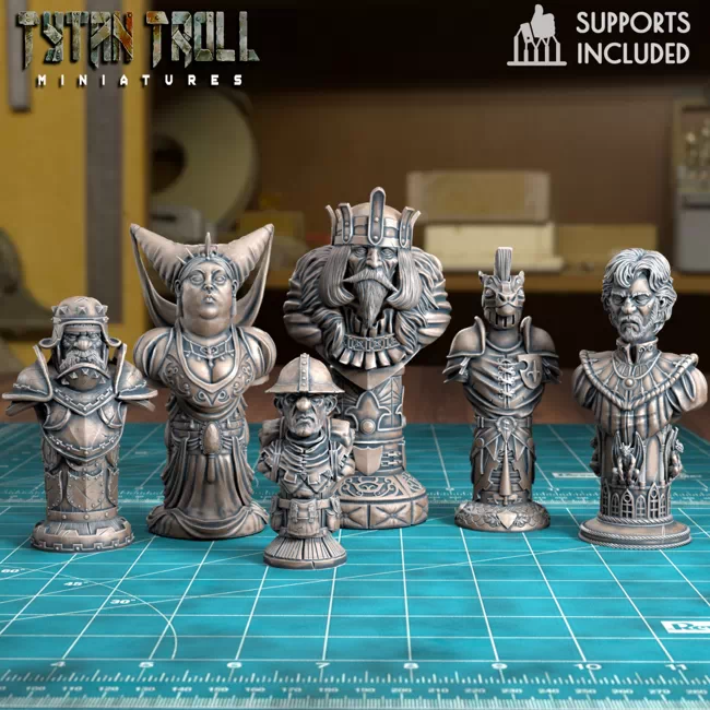 TytanTroll Miniatures - Human Chess Set
