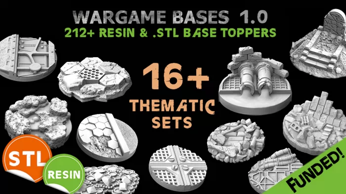 Wargame Base Toppers v1.0