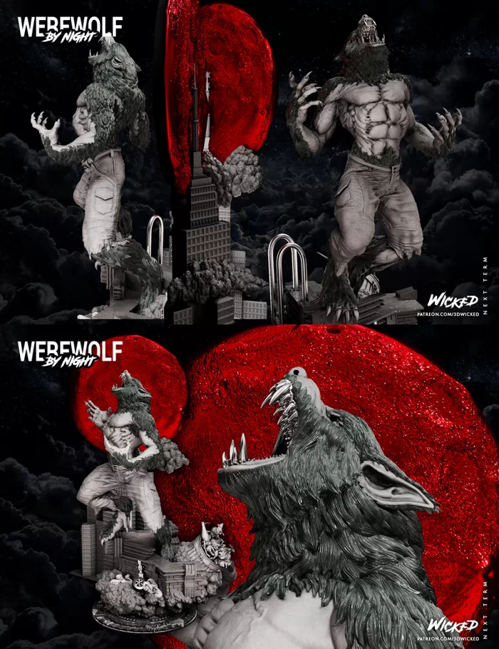 Wicked - WereWolf Statue