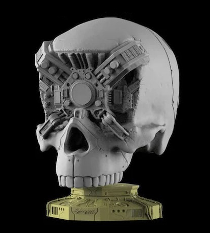 Cyber skull - Cyberpunk 2077