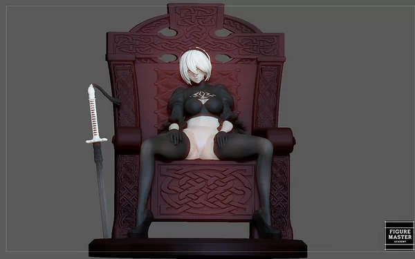 2B on chair