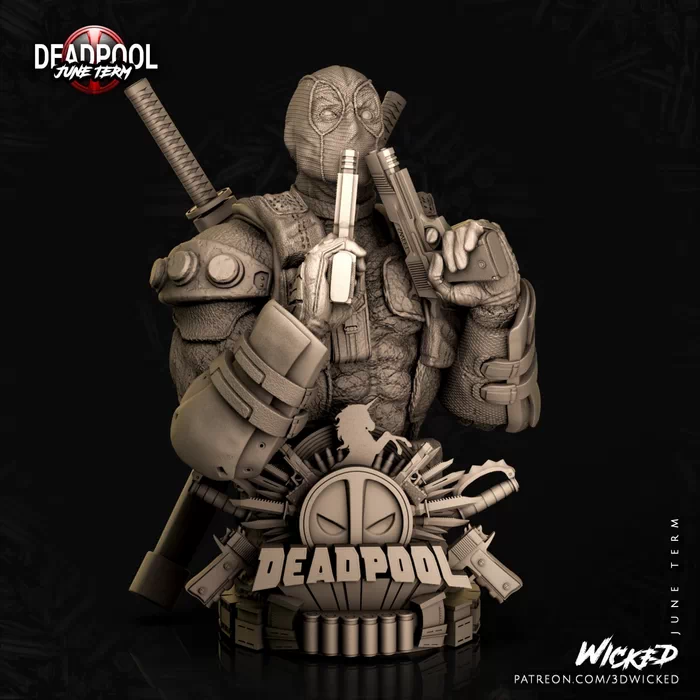 Deadpool Bust