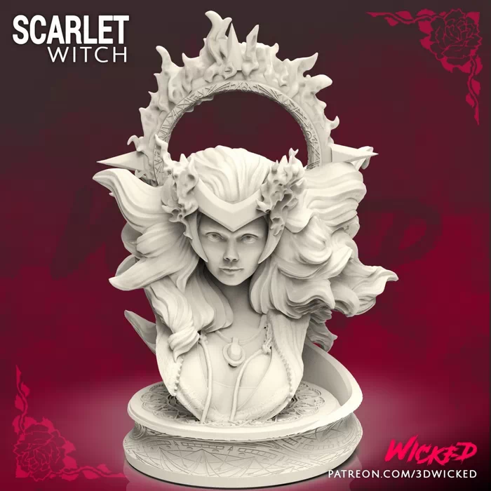 Scarlet Witch Bust