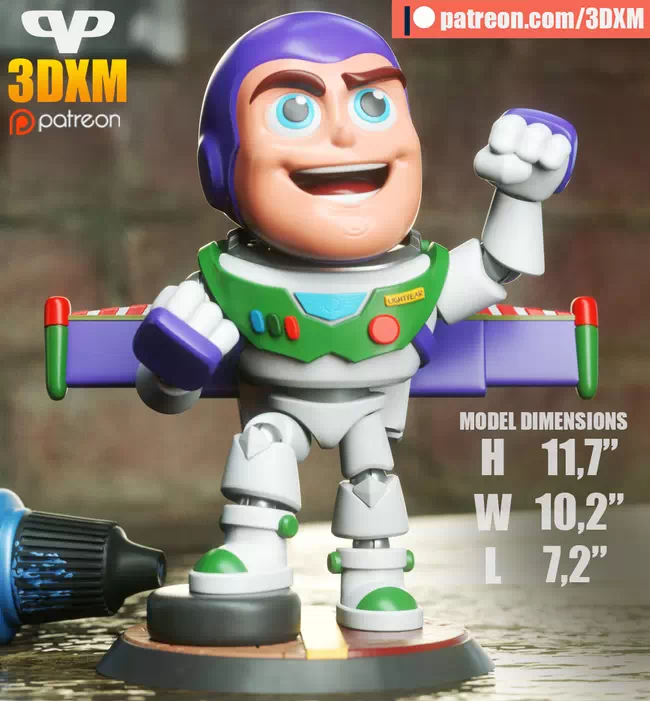 3DXM - Buzz Lightyear Chibi