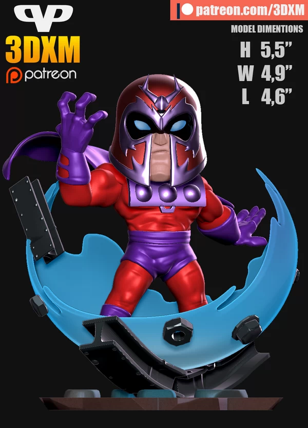 3DXM - Magneto Chibi