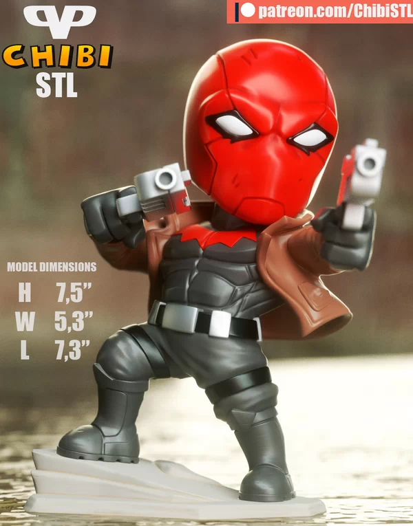 3DXM - Red Hood Chibi