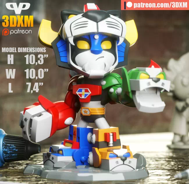 3DXM - Voltron Chibi