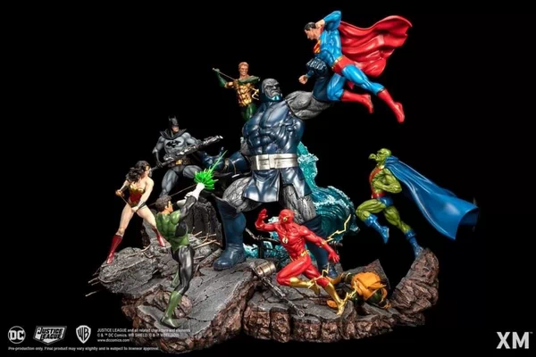 3Designs - Justice League vs Darkseid Diorama