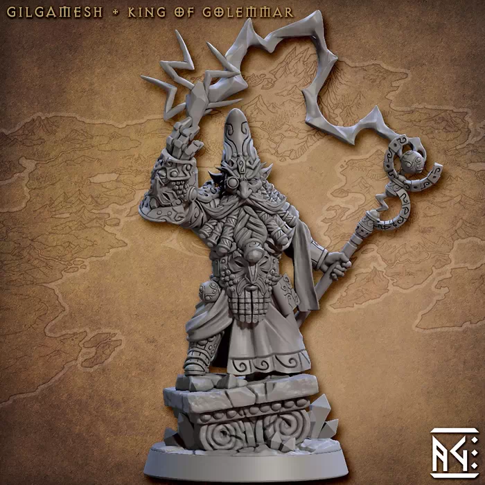 AG - Golemmar Gnomes - Gilgamesh - Gnome King of Golemmar