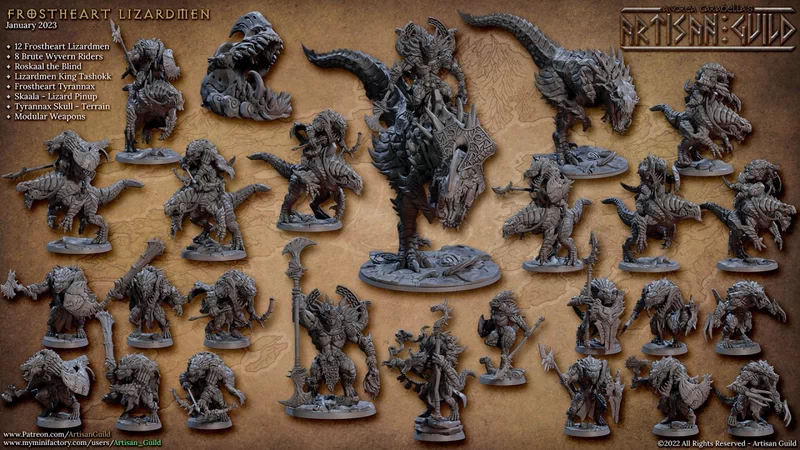 Artisan Guild - Frostheart Lizardmen