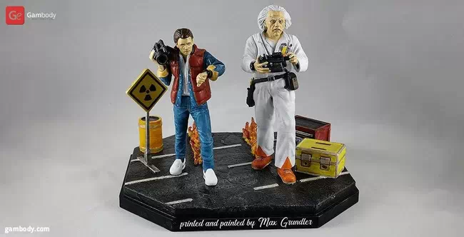 BACK TO THE FUTURE DIORAMA