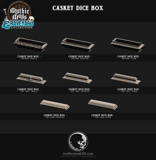 Casket Dice Box