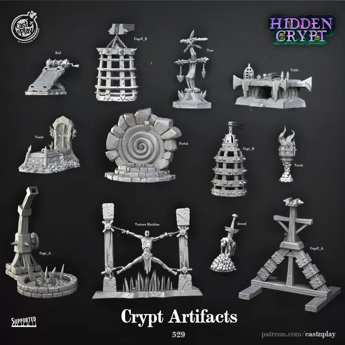 Cast'N'Play - Hidden Crypt - Crypt Artifacts