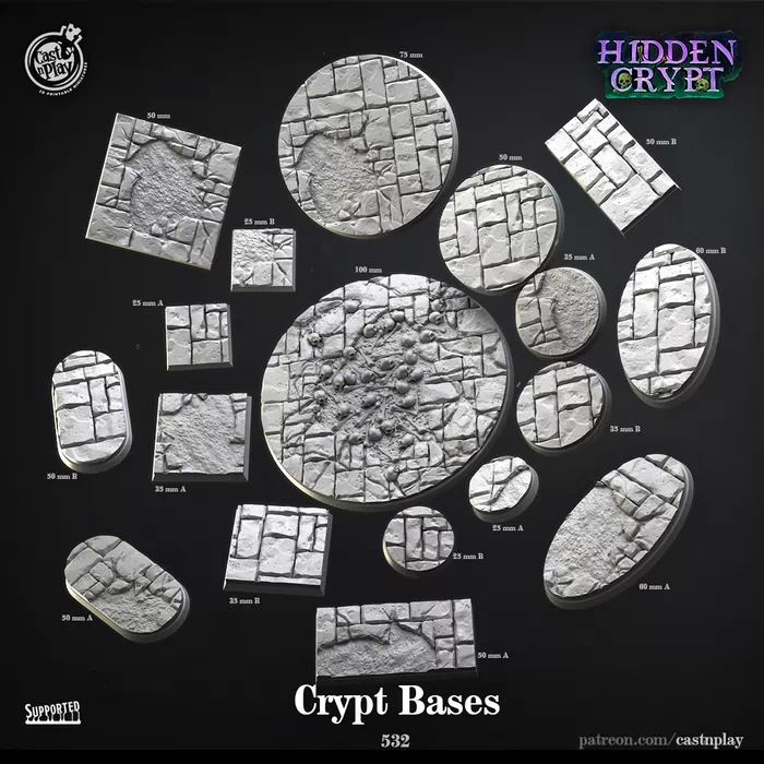 Cast'N'Play - Hidden Crypt - Crypt Bases