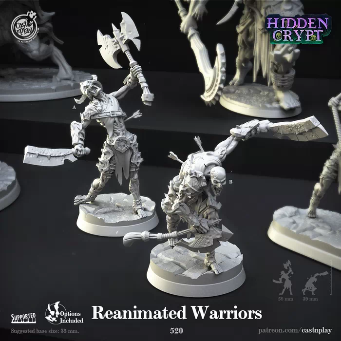 Cast'N'Play - Hidden Crypt - Reanimated Warriors