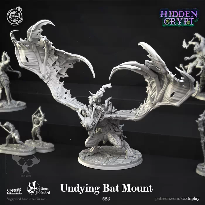 Cast'N'Play - Hidden Crypt - Undying Bat Mount