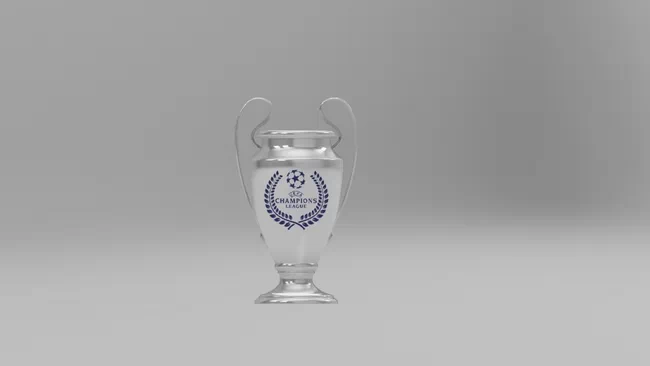 Champions League Cup 3D Model