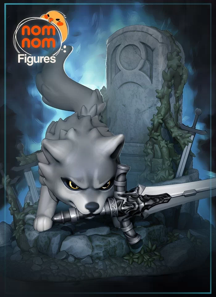 Chibi Great Grey Wolf Sif