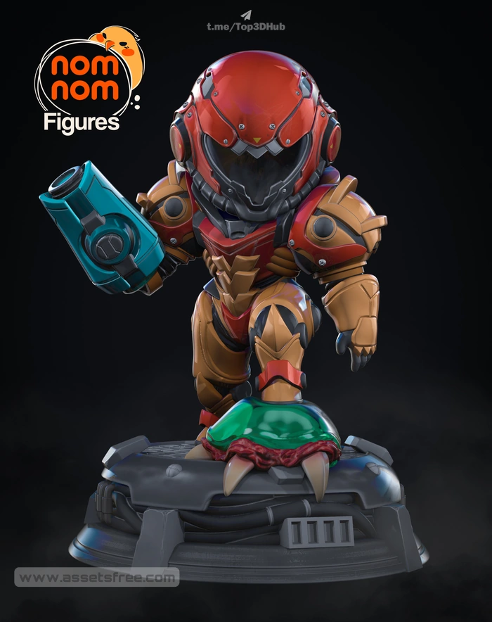 Chibi Samus - Metroid