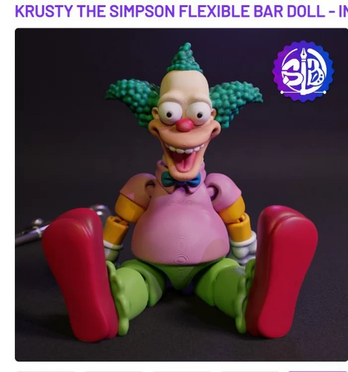 Flexi Krusty the Clown