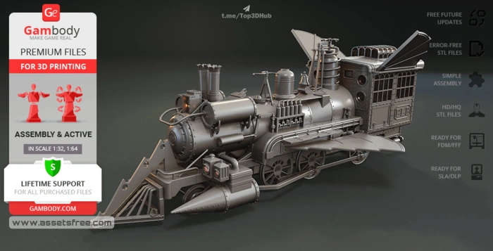 Jules Verne - Zuglokomotive