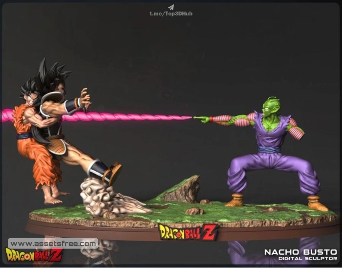 Goku and piccolo Vs Raditz