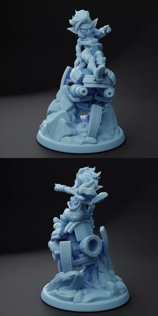 Goldie, Goblin Artificer - Twin Goddess Miniatures