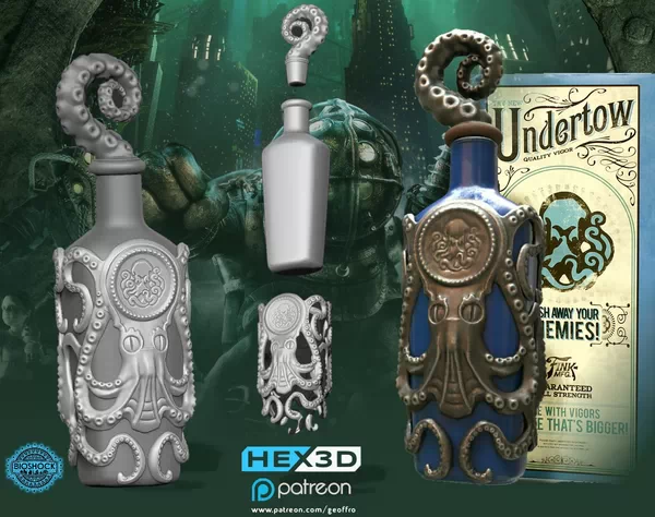 Hex3D - Undertow Bottle Duel Extrude