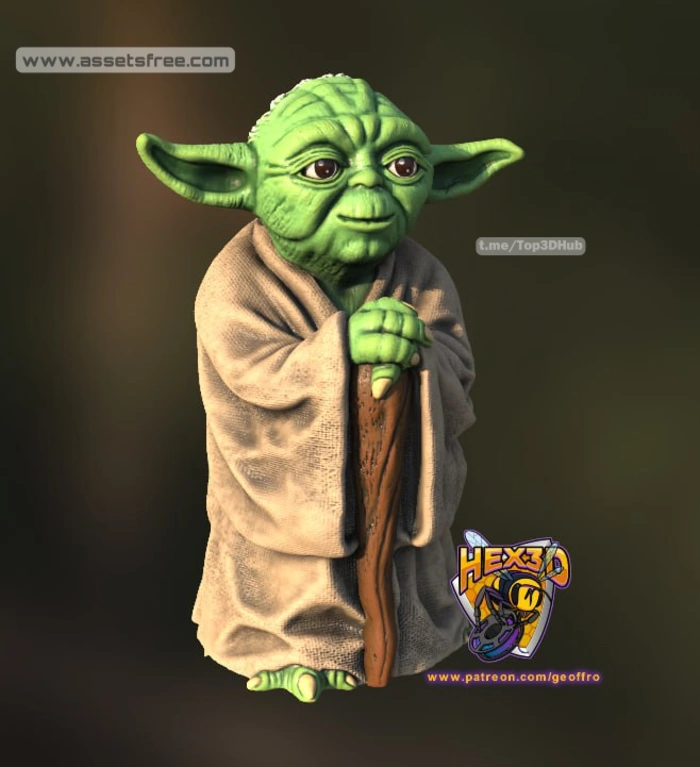 Hex3D - Yoda Puppet